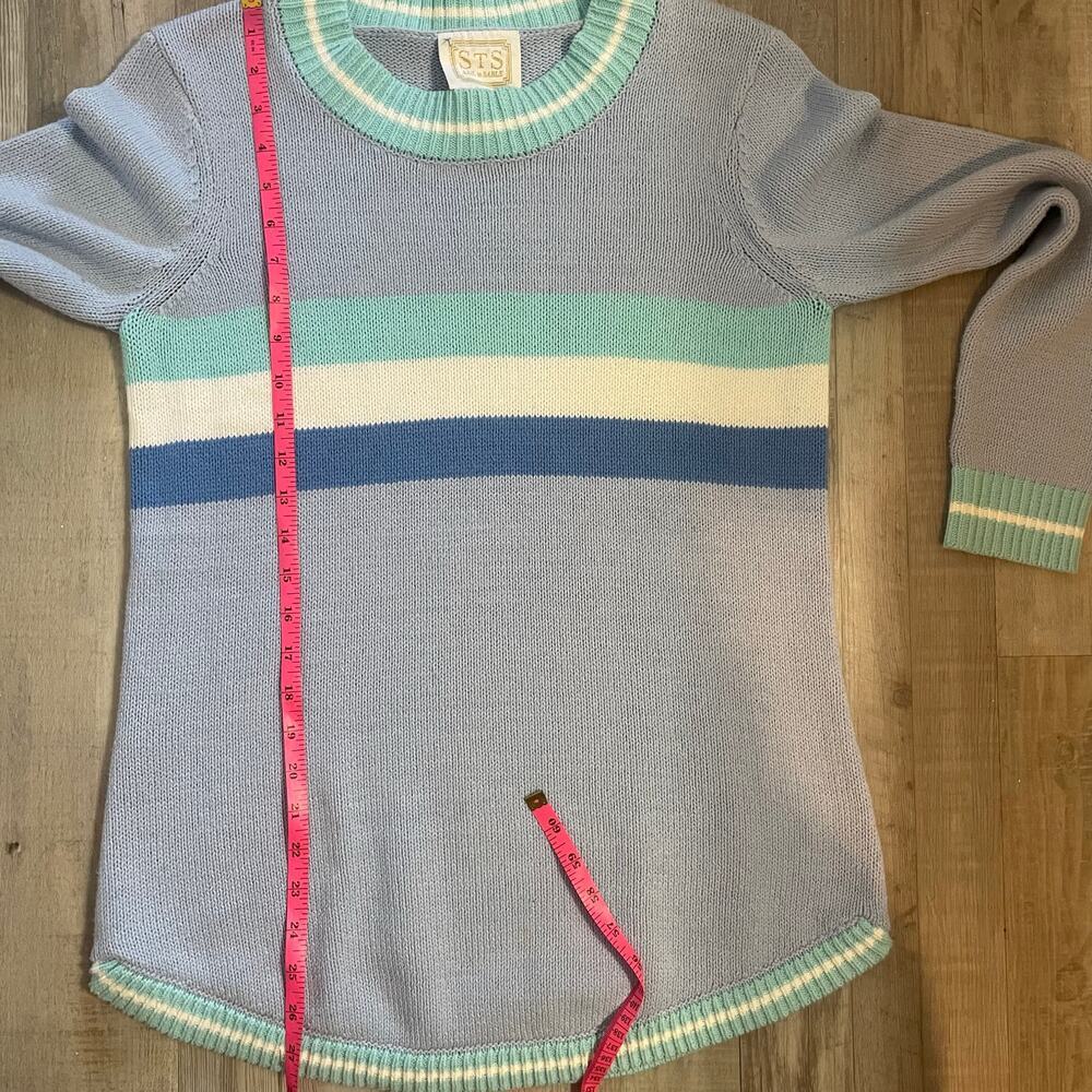 Sail To Sable Sts Size Medium Color Block Crewnec… - image 8